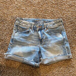 American Eagle Super Stretch Jean Shorts Midi